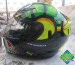AGV Helmet K3 customized using water decal digital printing to Tartaruga AGV Helmet